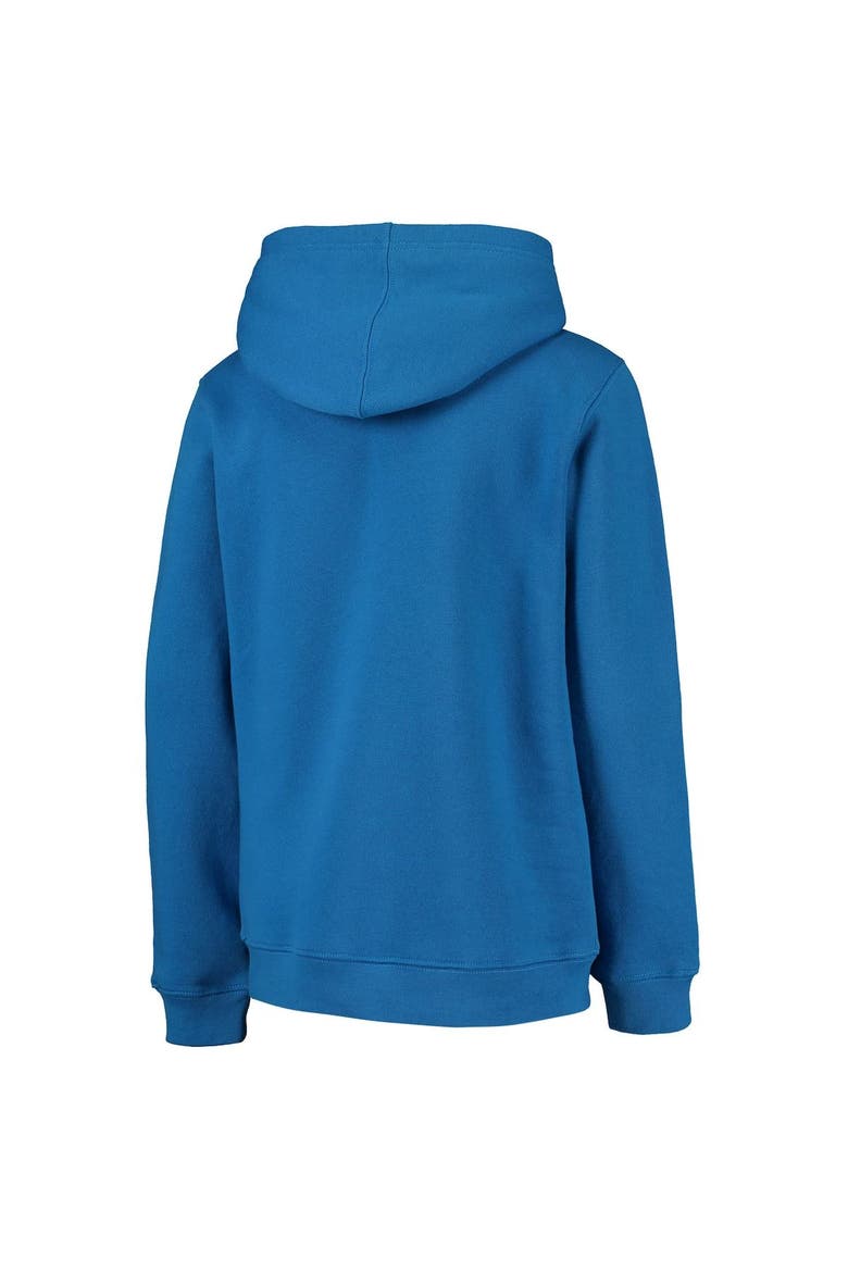 Youth Blue Detroit Lions Fan Gear Prime Pullover Hoodie, Alternate, color, Blue