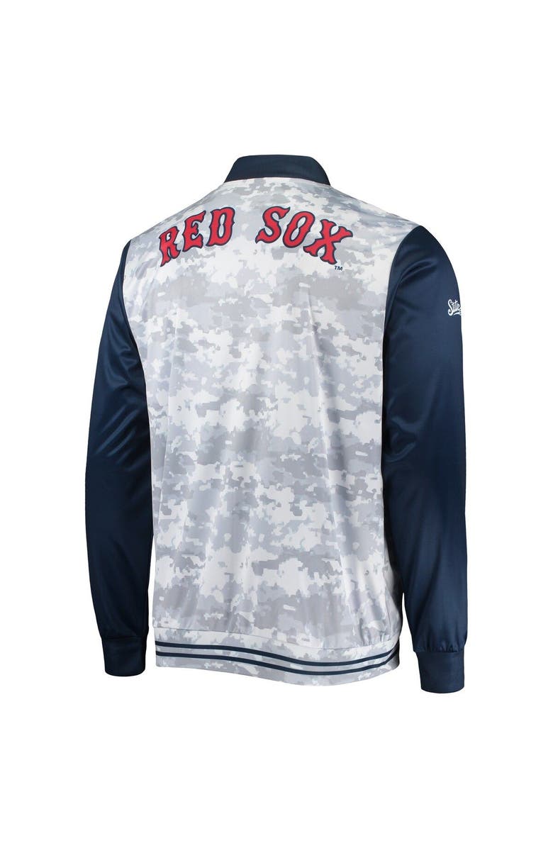 STITCHES Men's Stitches Navy Boston Red Sox Camo Full-Zip Jacket, Alternate, color, Navy