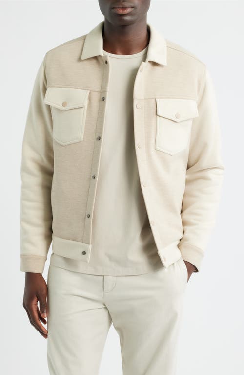 Robert Barakett Isaak Two-tone Jacket In Animal Print