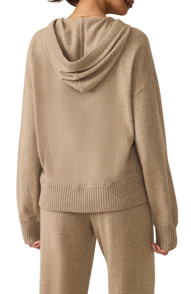 Faherty Tropical Cashmere Hoodie, Alternate, color, Driftwood
