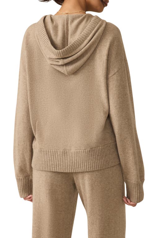 Faherty Tropical Cashmere Hoodie In Brown