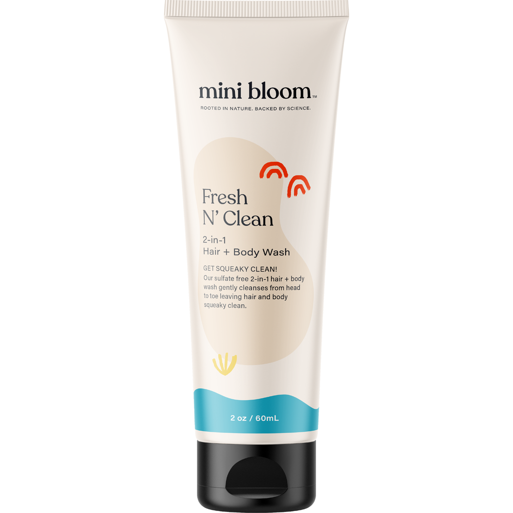 mini bloom Fresh N' Clean 2-in-1 Hair and Body Wash in Travel Size (2Oz)  product