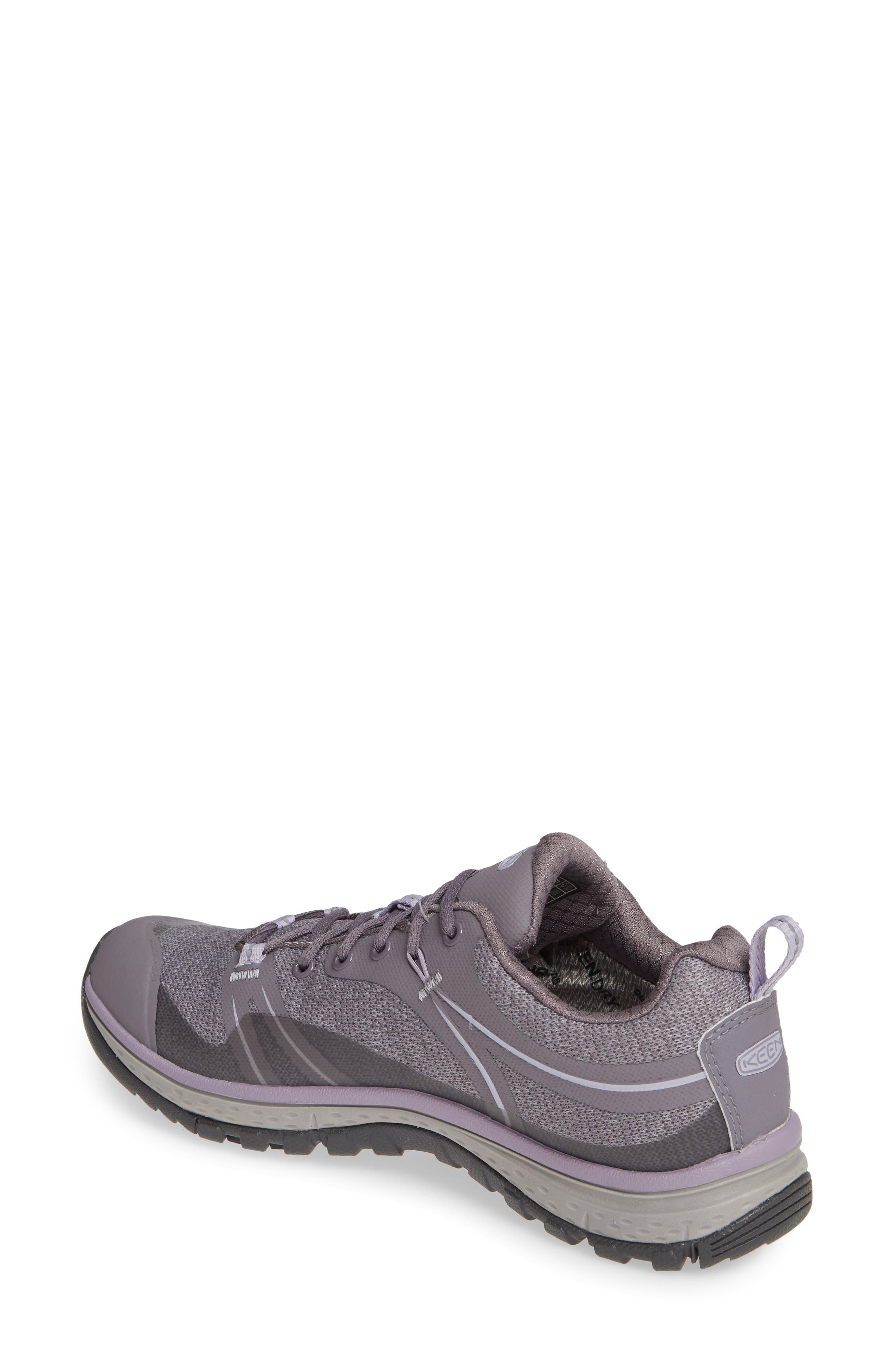 Terradora Waterproof Hiking Shoe, Alternate, color, SHARK/ LAVENDER GREY