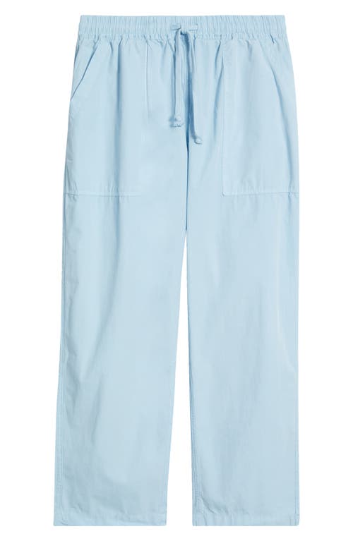 Service Works Organic Cotton Poplin Drawstring Chef Pants In Blue