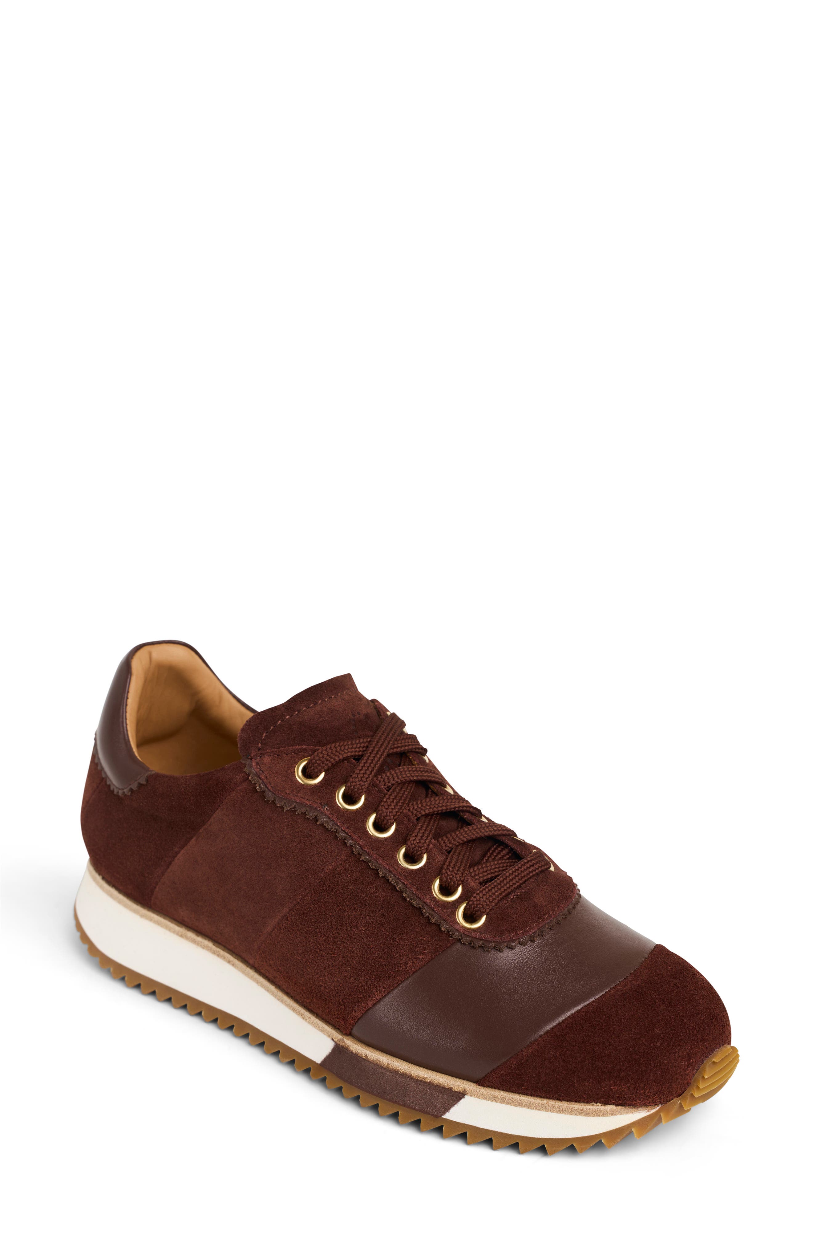 The Quinn Sneaker, Main, color, CHOCOLATE