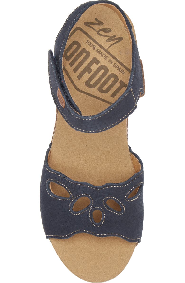 On Foot 320 Dayton Wedge Sandal, Alternate, color,