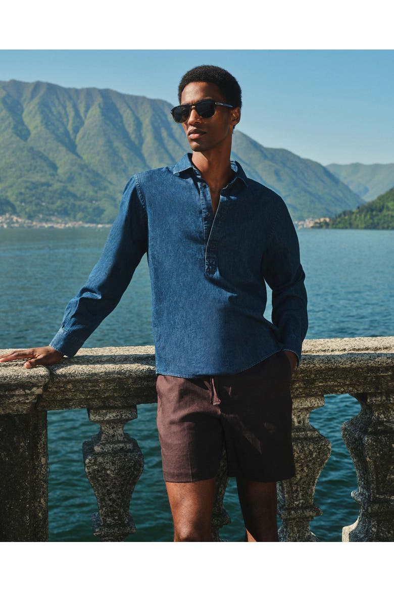 Cesare Relaxed Fit Shirt, Alternate, color, LAGO BLUE