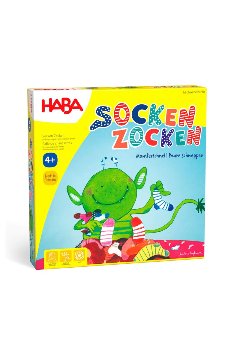 Socken Zocken Matching Game, Main, color, Yellow Multi