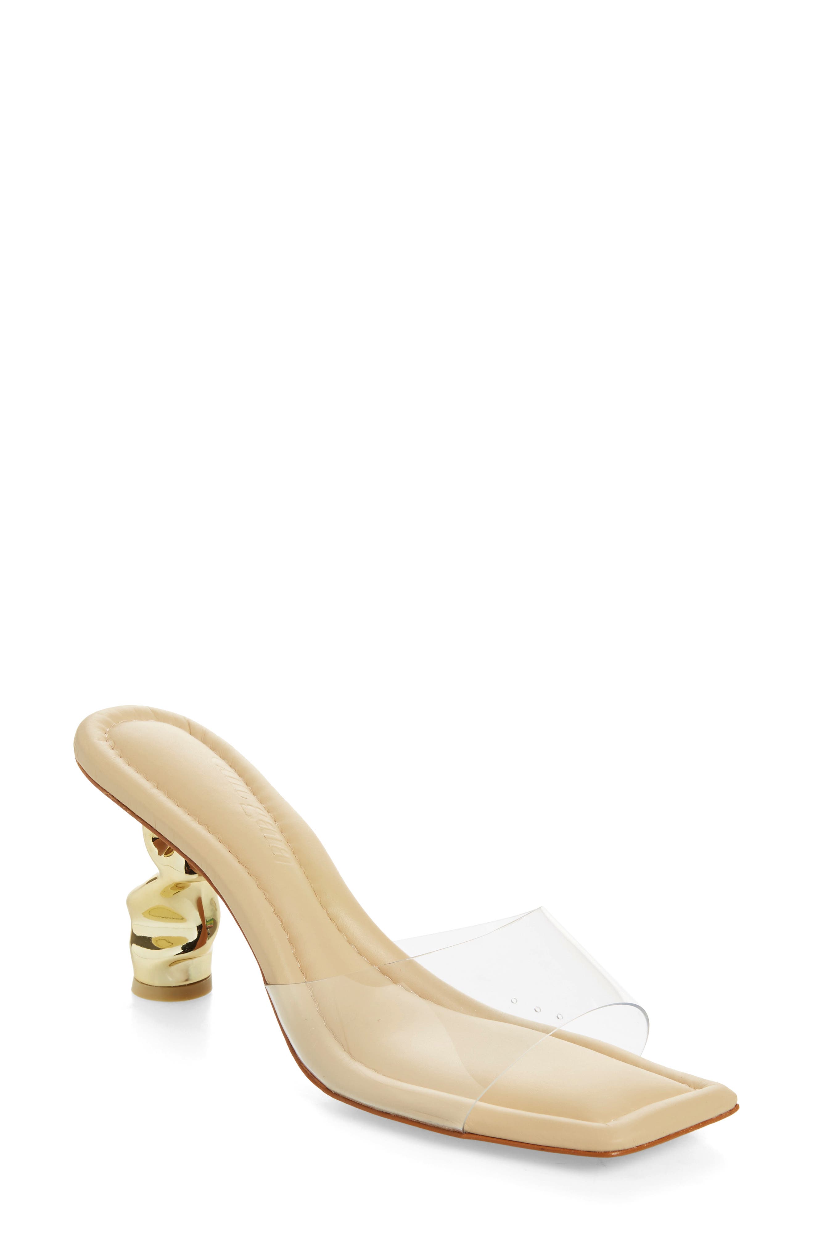 Cult Gaia Scrunch Sandal, Main, color, 