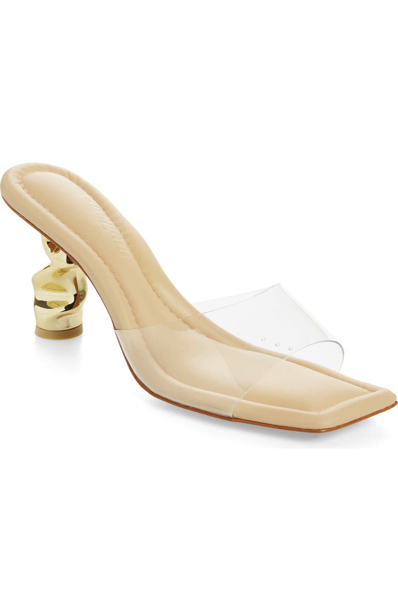 Cult Gaia Scrunch Sandal, Main, color,