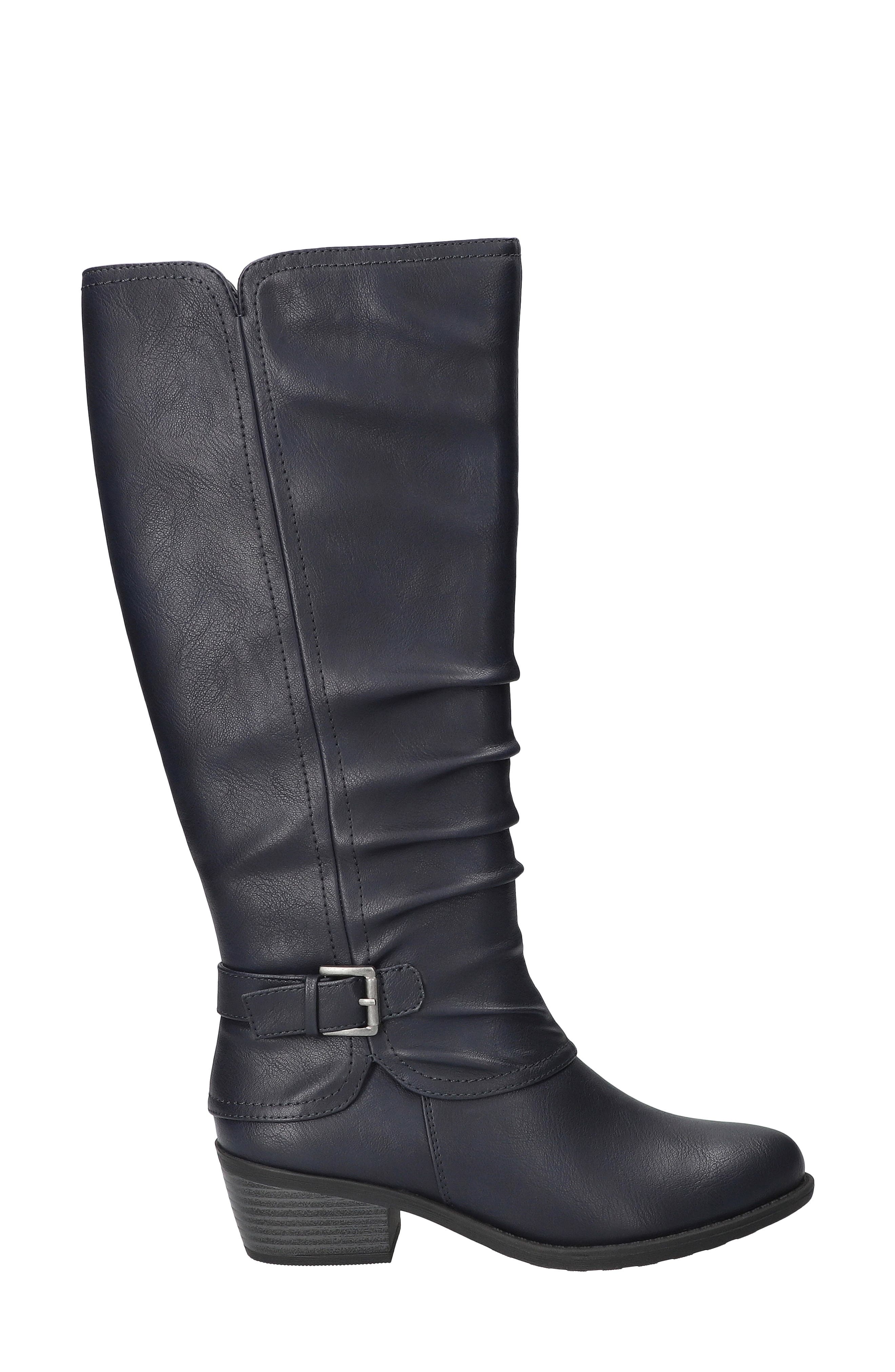 EASY STREET Tenille Knee High Boot, Alternate, color, Navy