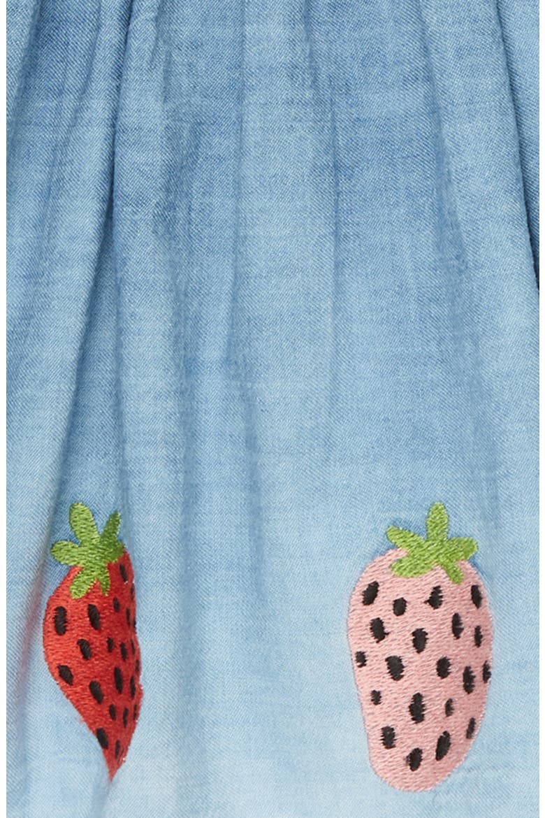 Kids' Swing Skirt, Alternate, color, BLUE OCEAN WASH STRAWBERRY