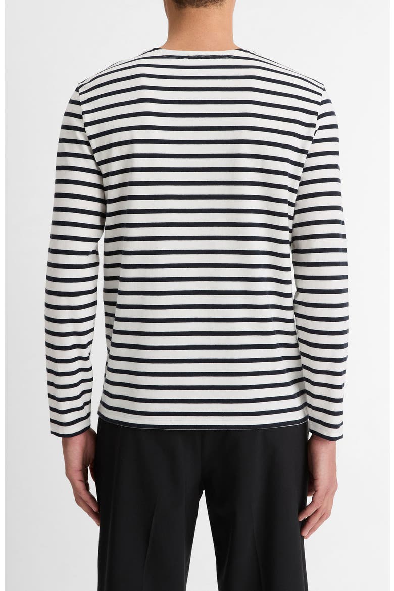 Stripe Long Sleeve T-Shirt, Alternate, color, NATURAL/COASTAL