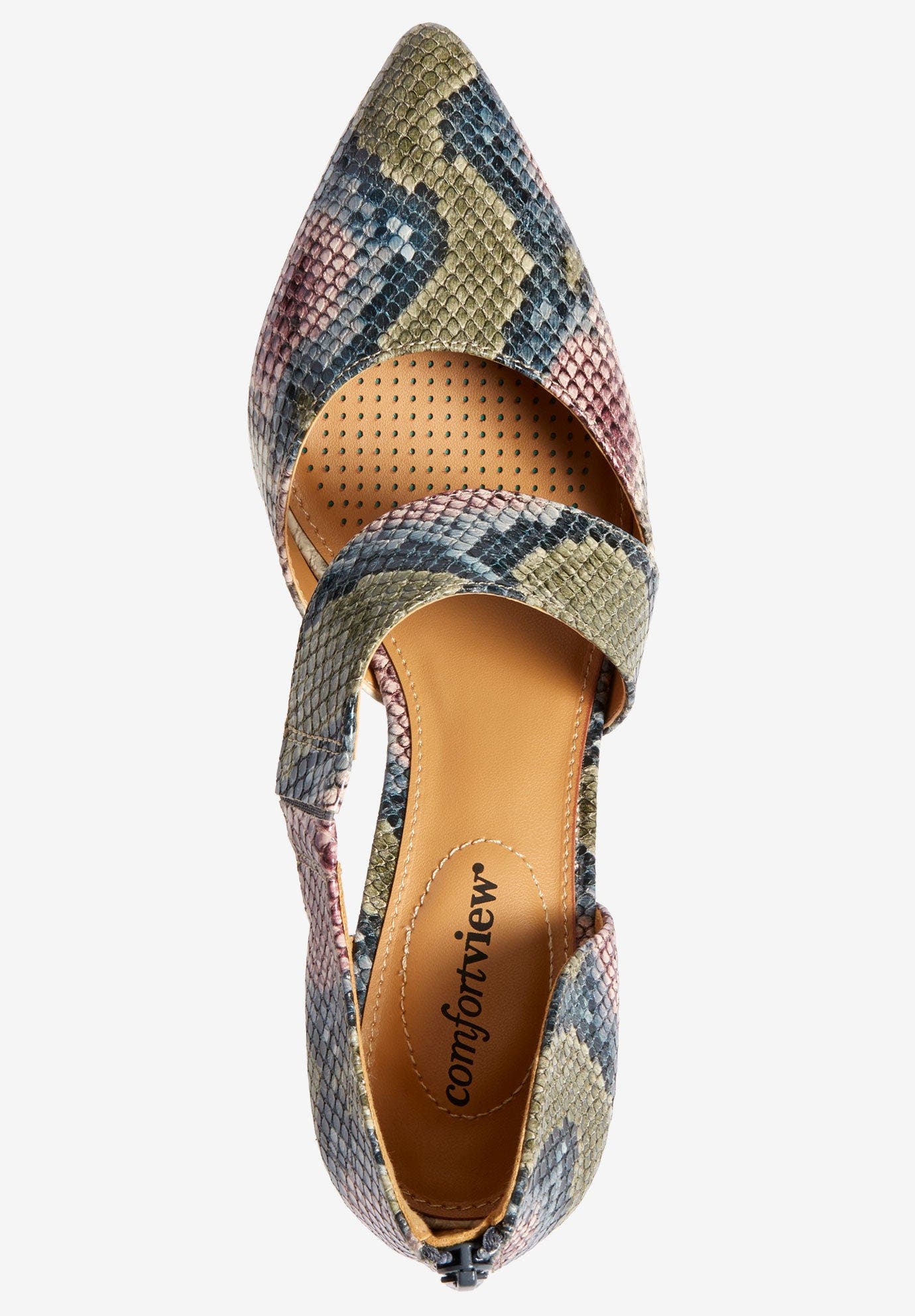 Comfortview The Braelynn Pump, Alternate, color, Black