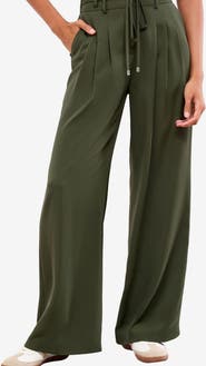 Lipsy Belted Wide Leg Pants