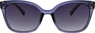 Oscar de la Renta Modern 54mm Square Butterfly Polarized Sunglasses