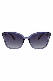 Oscar de la Renta Modern 54mm Square Butterfly Polarized Sunglasses