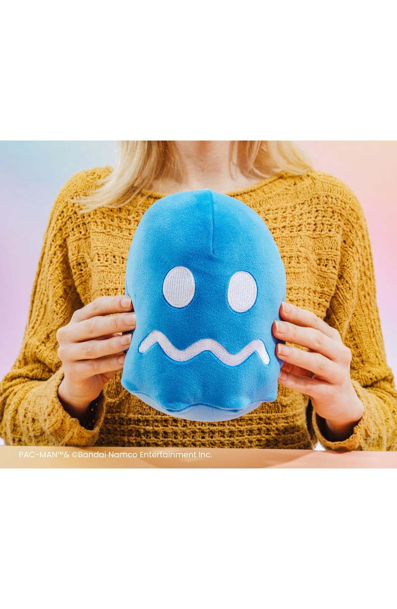 Pac-Man TURN-TO-BLUE Ghost 7-Inch Plush, Alternate, color, Blue