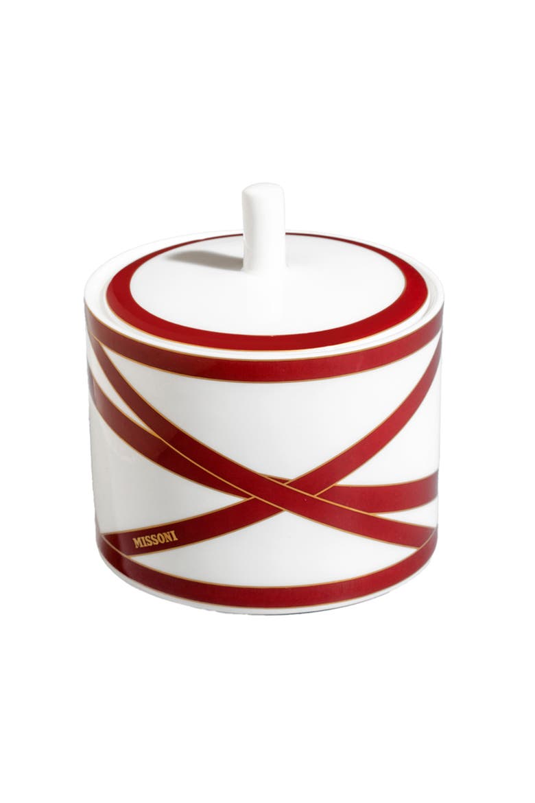 Sugar Pot, Main, color, Bordeaux