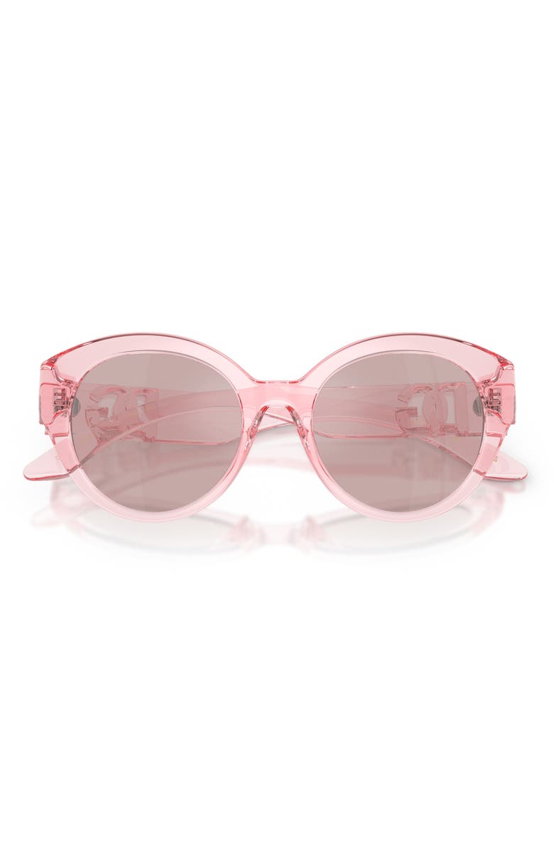 Dolce&Gabbana Kids' 47mm Small Butterfly Sunglasses, Alternate, color, Pink / Violet Mirror Silver