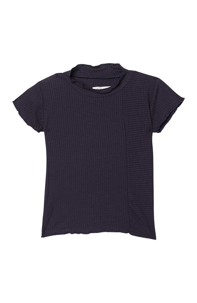 Sovereign Code Frannie Mock Neck Rib Knit Top, Main, color,