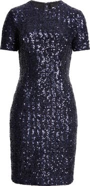 Michael Kors Collection Sequin Sheath Dress