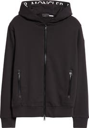 ★【MONCLER】メンズ★Felpa in maglia di cotone★スウェット Moncler Maglia Logo Embroidered Zip Front Hoodie | Nordstrom