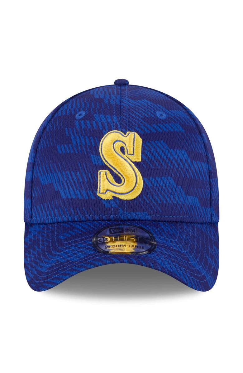 New Era Men's New Era Royal Seattle Mariners 2025 MLB Clubhouse 39THIRTY Flex Hat, Alternate, color, 