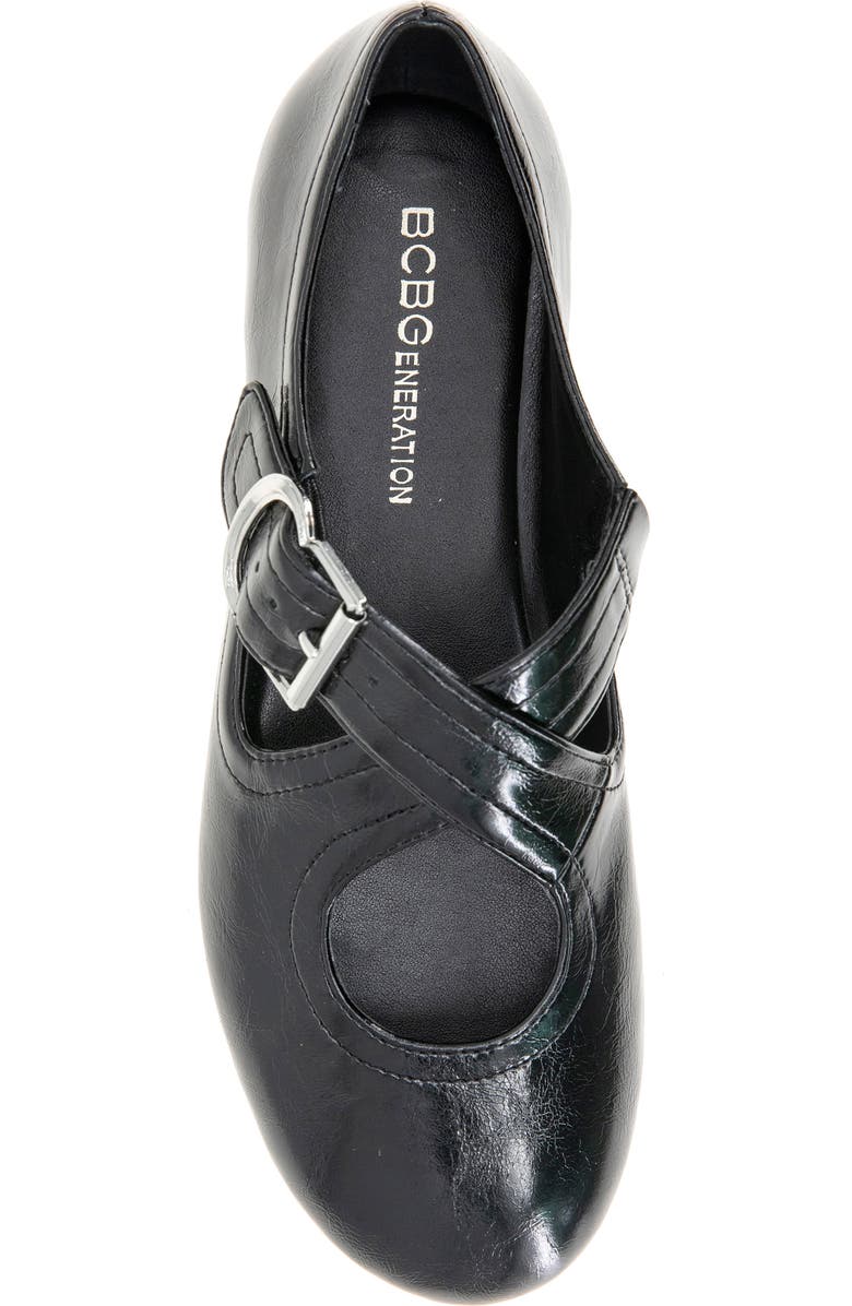 BCBGeneration Maya Mary Jane Flat, Alternate, color, Black