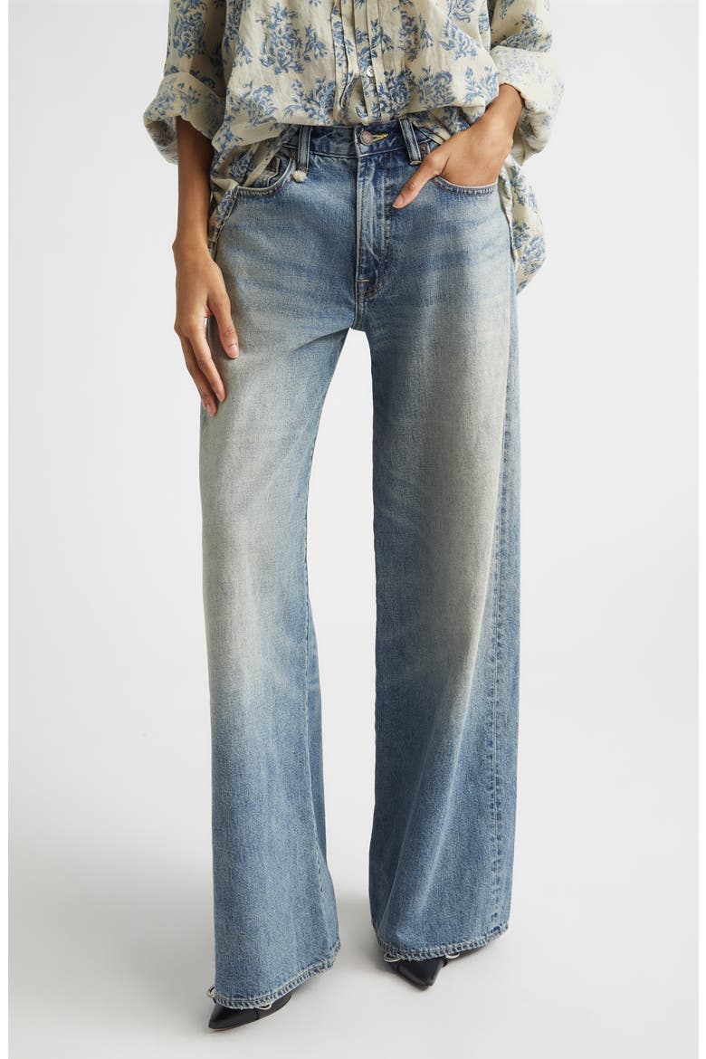 Darcy Flare Leg Jeans, Main, color, RIVINGTON BLUE