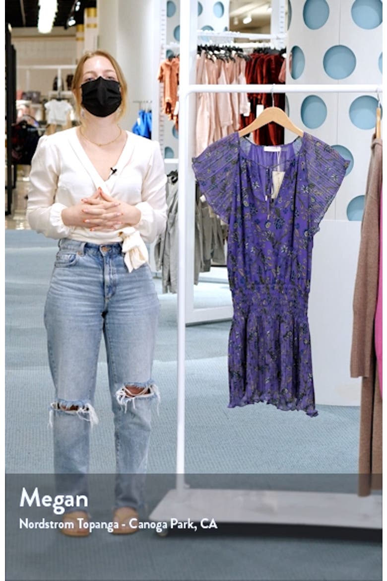 Milene Floral Split Neck Dress video