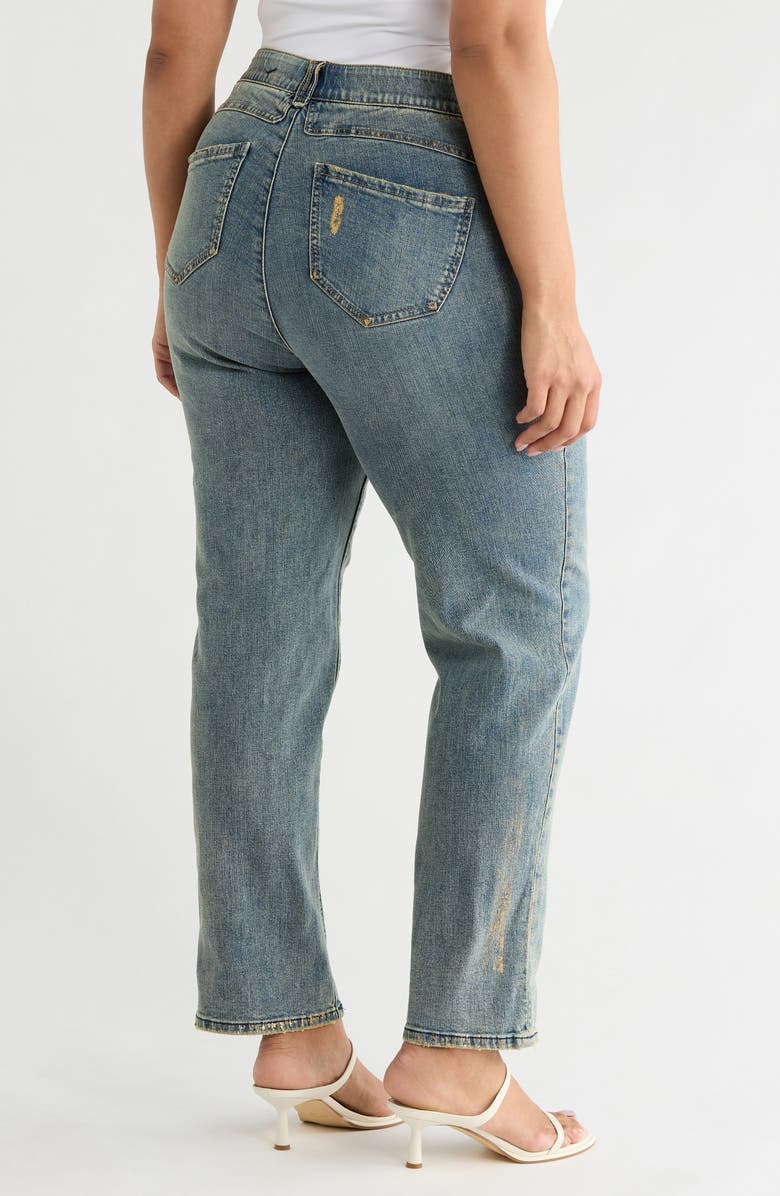 Democracy AB Solution High Waist Cuffed Boyfriend Jeans, Alternate, color,