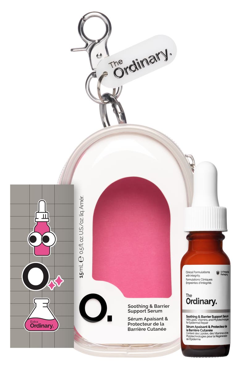 The Ordinary Soothing & Barrier Support Serum & Keychain Pouch Set, Main, color,