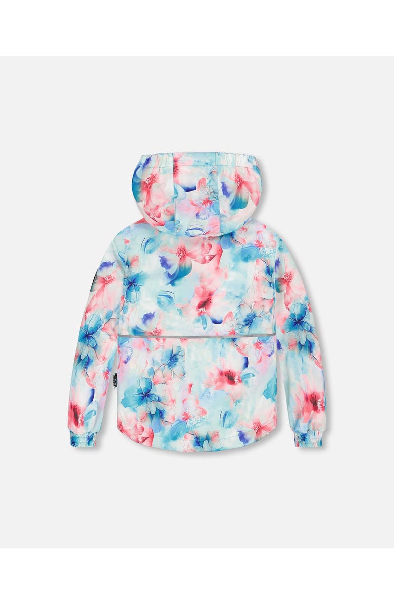 Deux par Deux Girl Two-Piece Chill Outerwear Set with Light Insulation, Alternate, color, Turquoise Blue