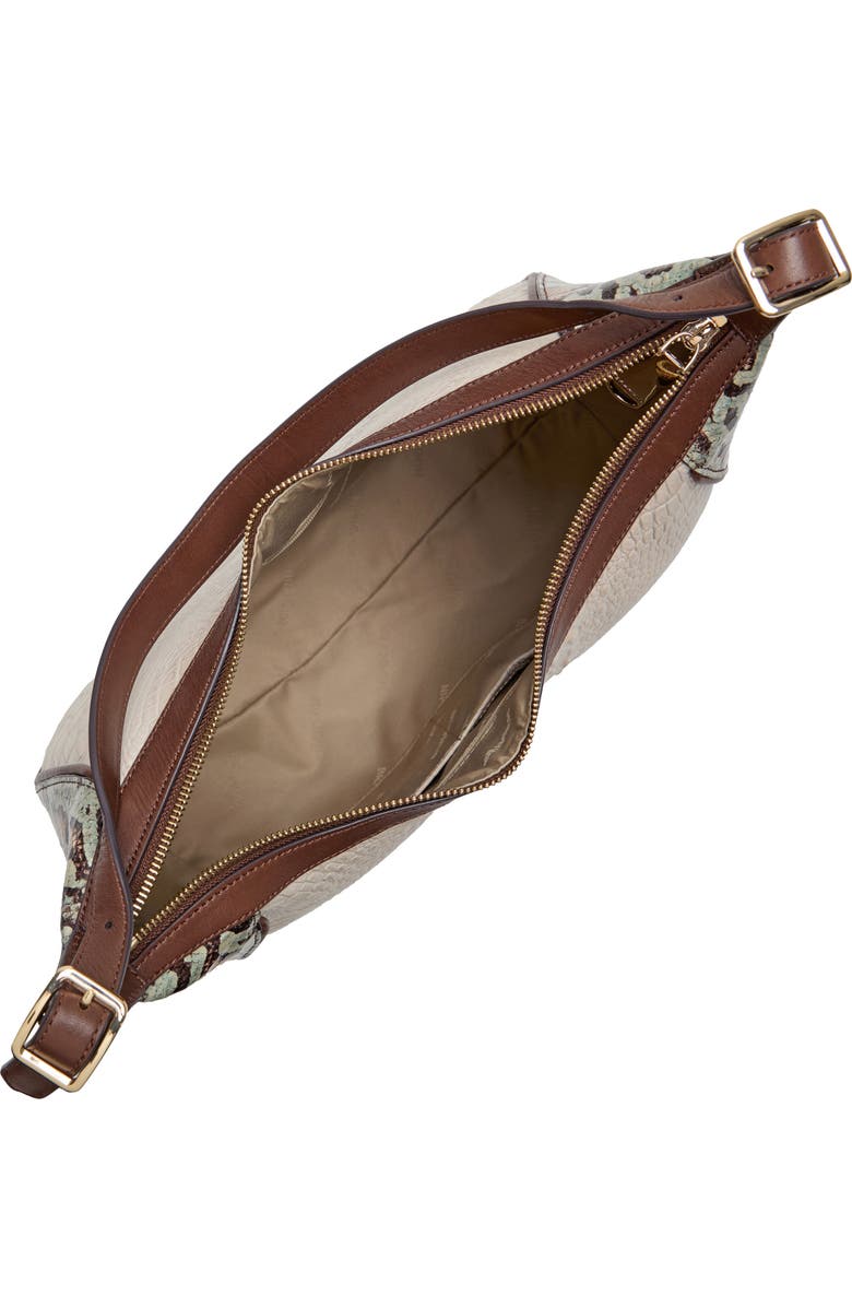 Brahmin Edie Embossed Leather Shoulder Bag, Alternate, color,