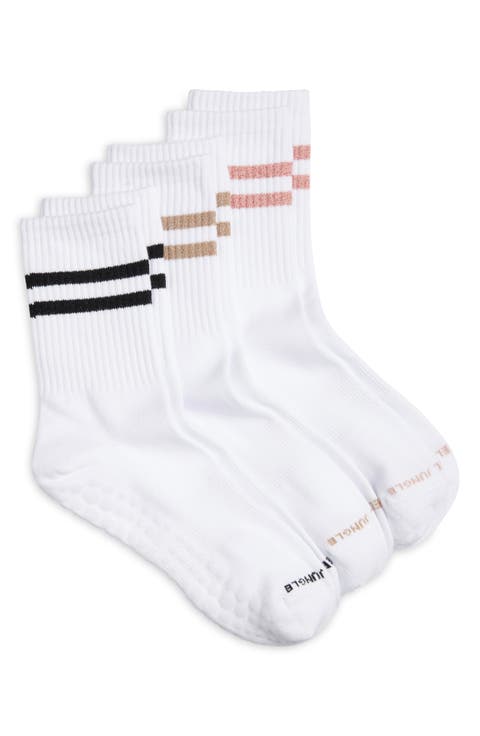 3-Pack Varsity Grip Crew Socks