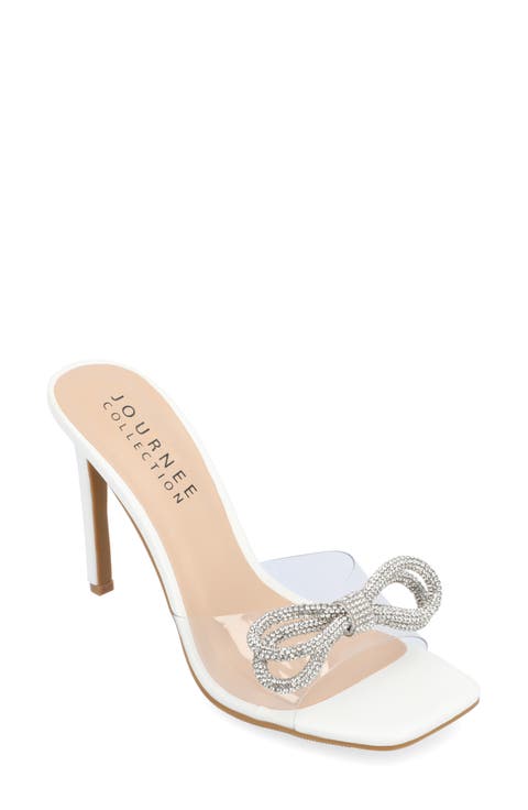 Fenella Embellished Clear Strap Stiletto Sandal (Women)