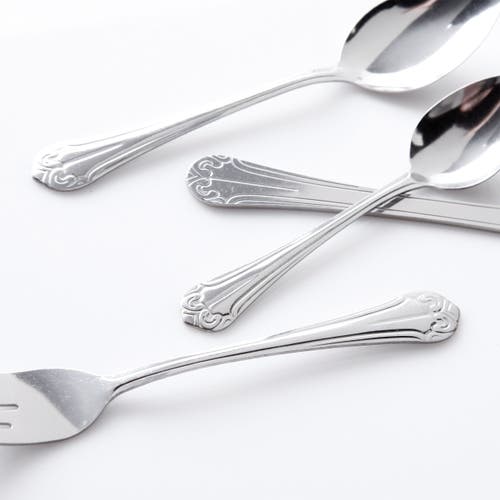 Gibson Home Mariano 24 Piece Flatware Set In Silver