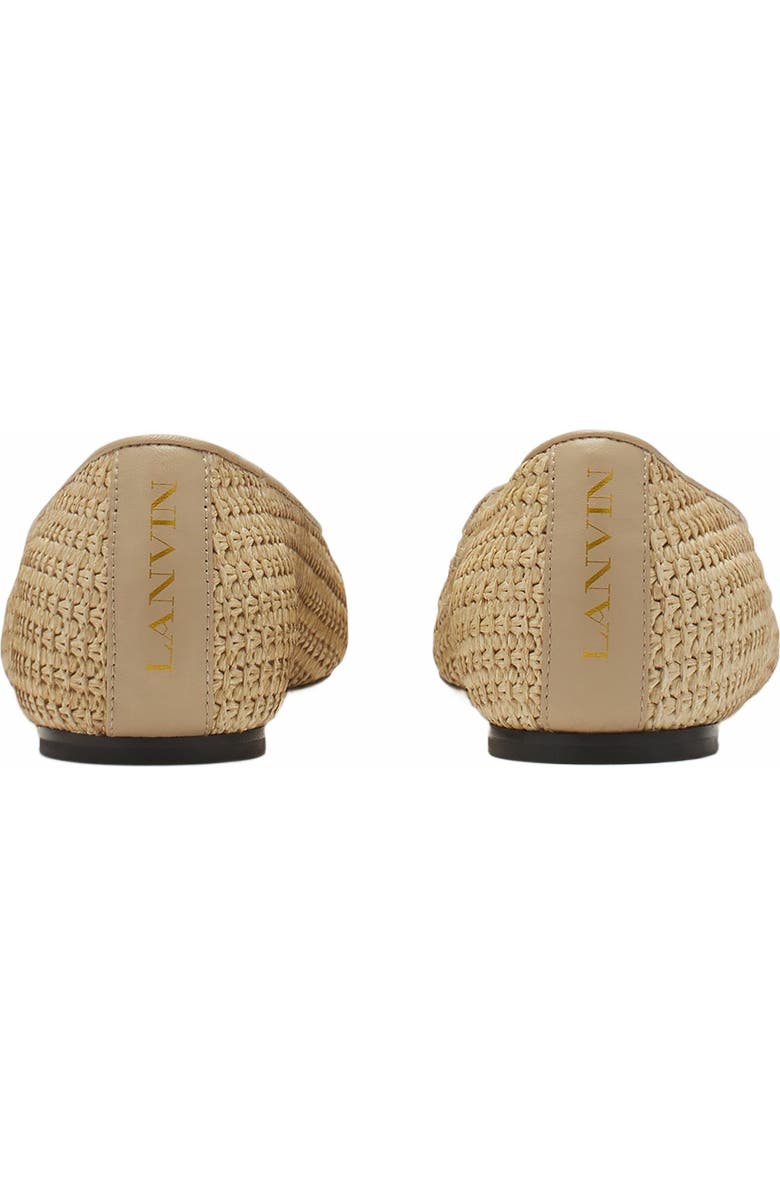 Lanvin Raffia Ballerina, Alternate, color,