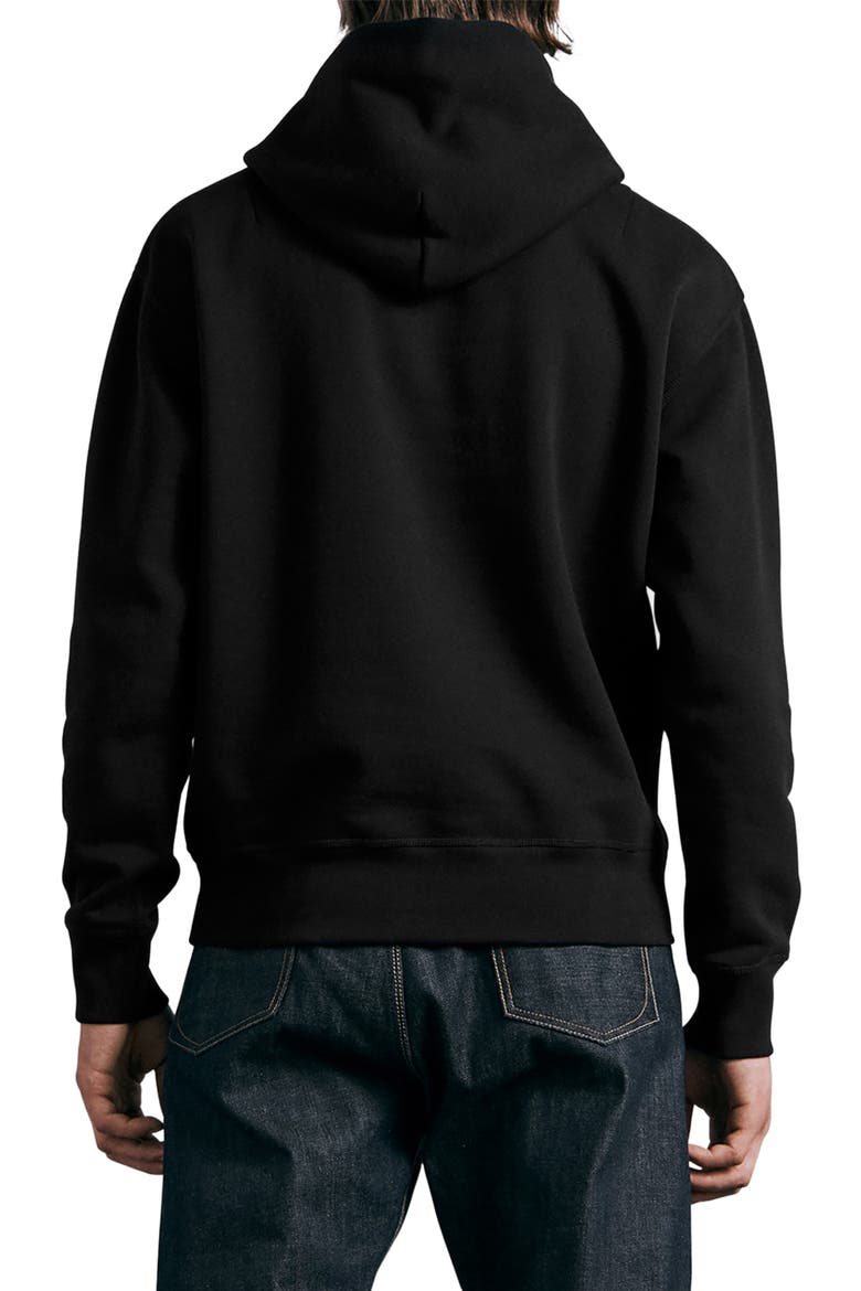 ICONS Damon Slub Hoodie, Alternate, color, BLACK