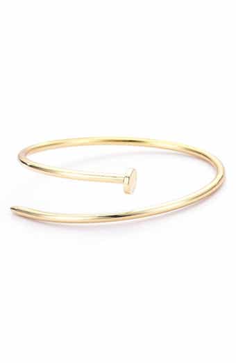 Adornia Thin Nail Cuff Bracelet