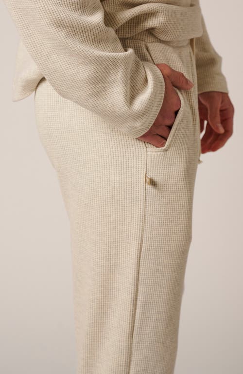 Leisure Lab Cozy Cotton Sweatpants In Neutral