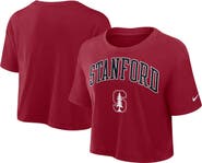 Nike Women's Nike Cardinal Stanford Cardinal Athletic Prep Arch Performance Cropped T-Shirt