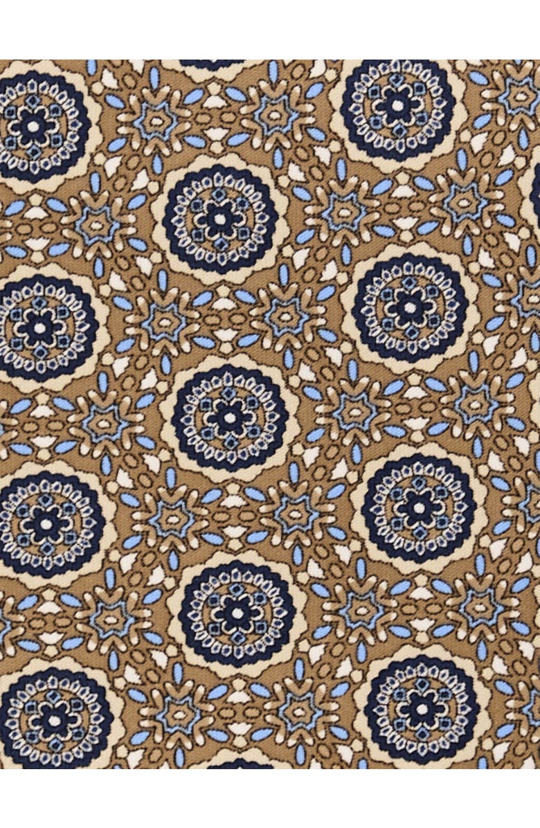 Synrgy by DXL Big & Tall Mini Kaleidoscope Tie, Alternate, color, Taupe