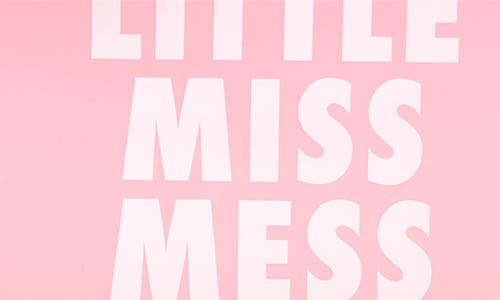 Bella Tunno Little Miss Mess Silicone Wonder Bib In Pink