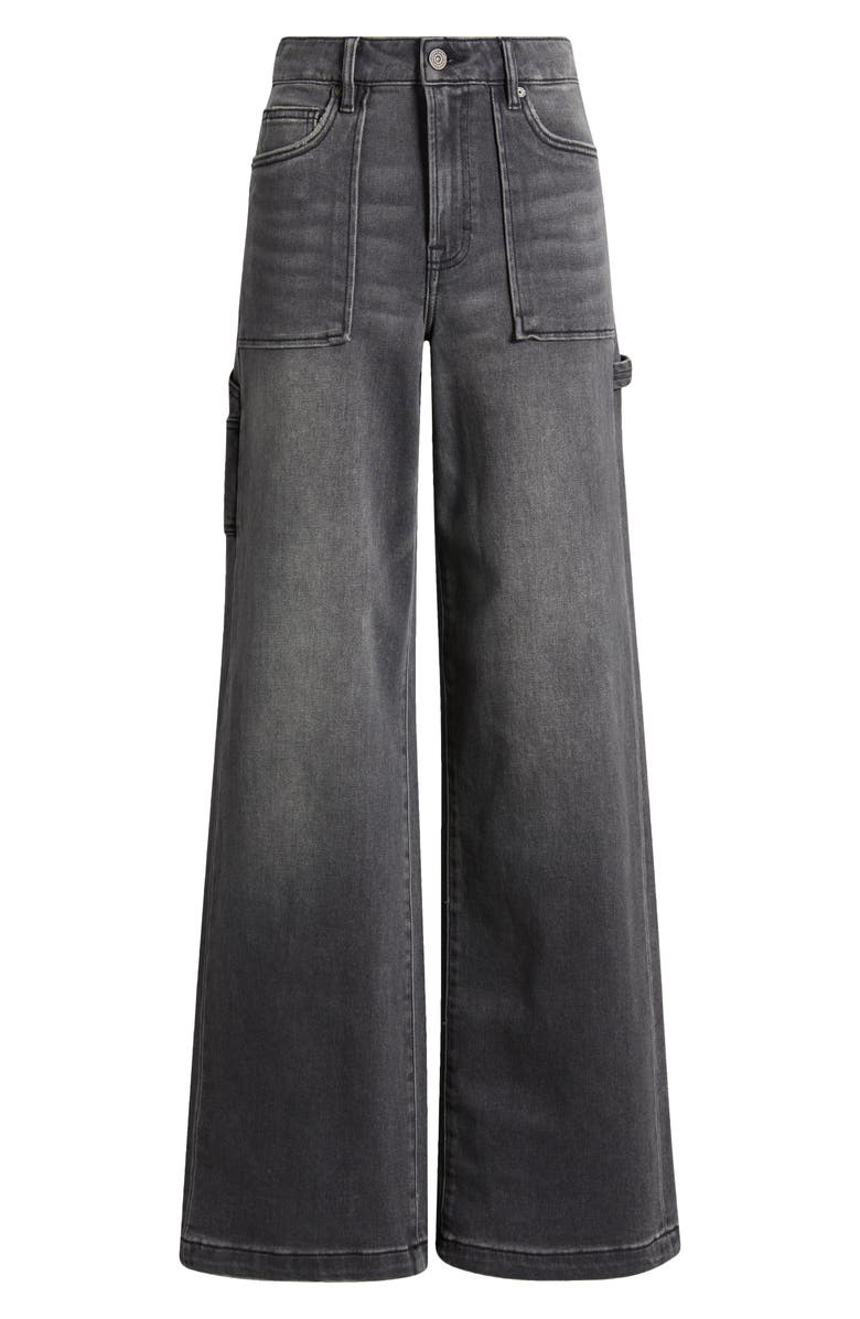 HIDDEN JEANS High Waist Carpenter Jeans, Alternate, color, Grey