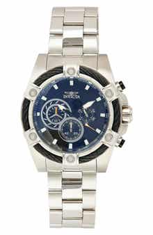 Bolt Bracelet Strap Chronograph Watch, 52mm