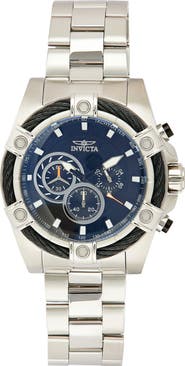 INVICTA Bolt Bracelet Strap Chronograph Watch, 52mm