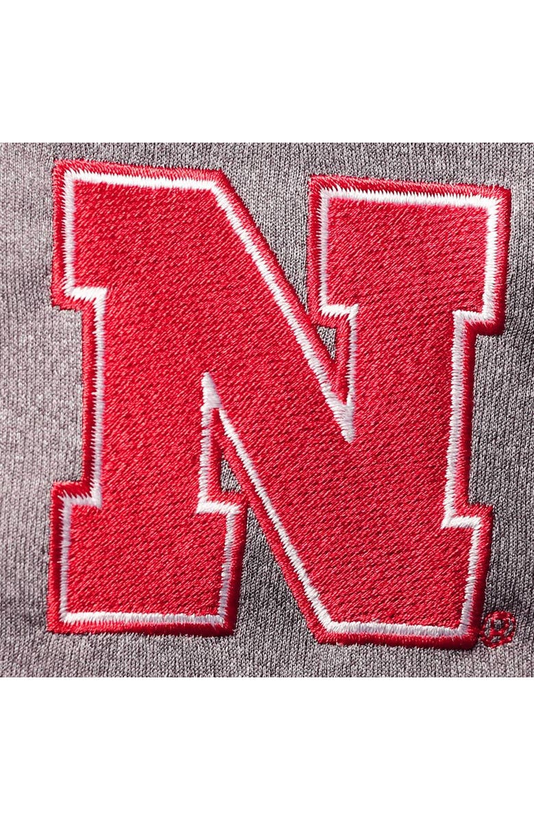 Champion Men's Champion Gray Nebraska Huskers Victory Quarter-Zip Jacket, Alternate, color,