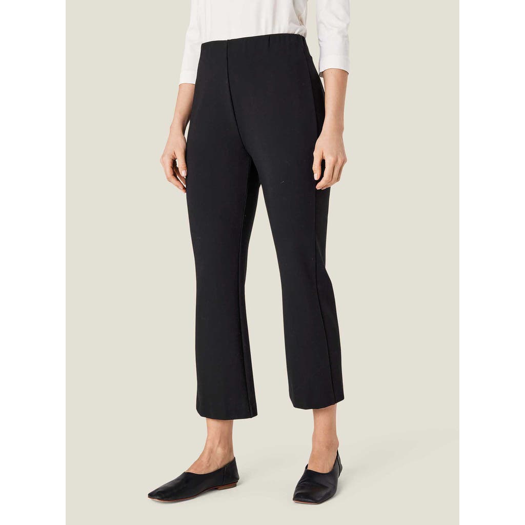 Masai Copenhagen Mapaba High Waisted Flared Crop Pants In Black
